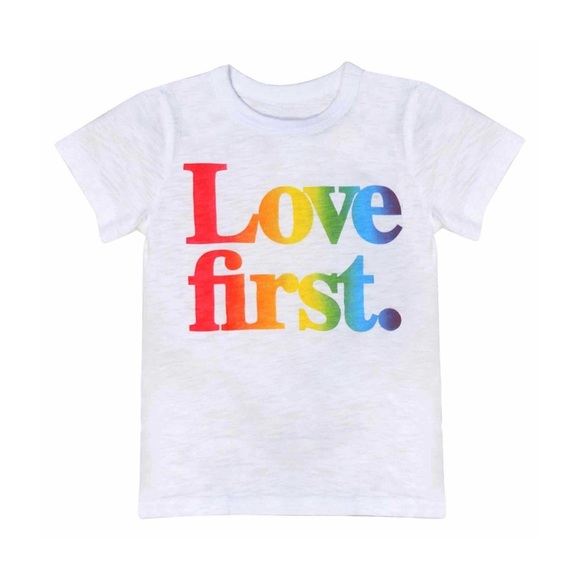 J. Crew Tops - J.crew Human Rights Campaign "Love first" T-shirt